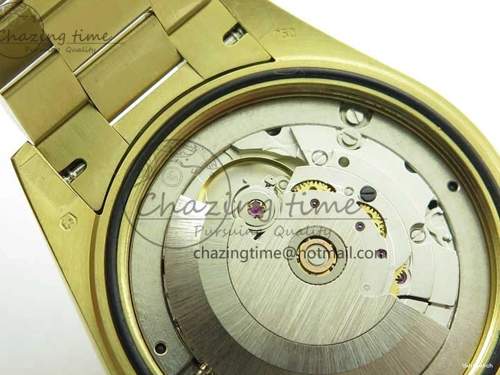 BP Black on Dial A2836 YG YG New 904 Crystal Bracelet President Dial Version 40mm Markers T 228239 Day-Date 1227